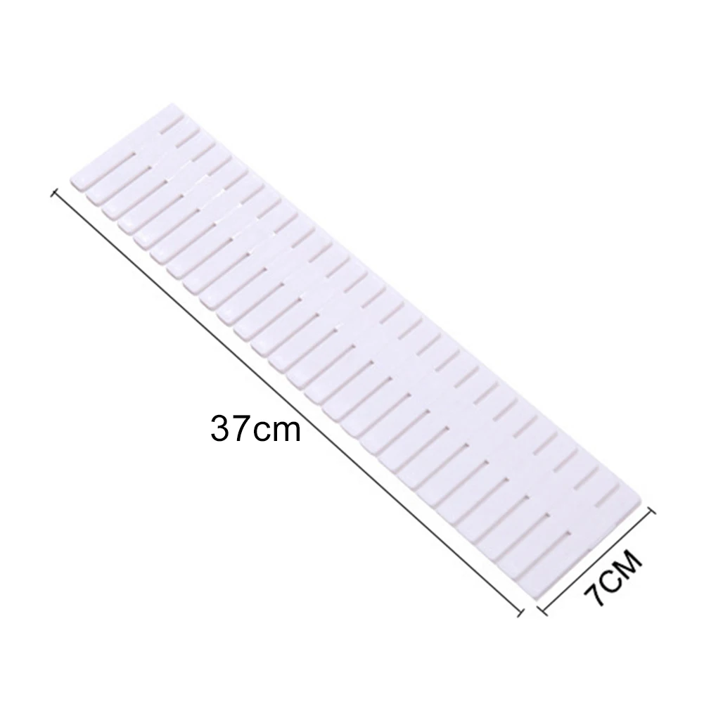 

4Pcs DIY Plastic Drawer Separator Divider Partition Storage Organizer Clapboard