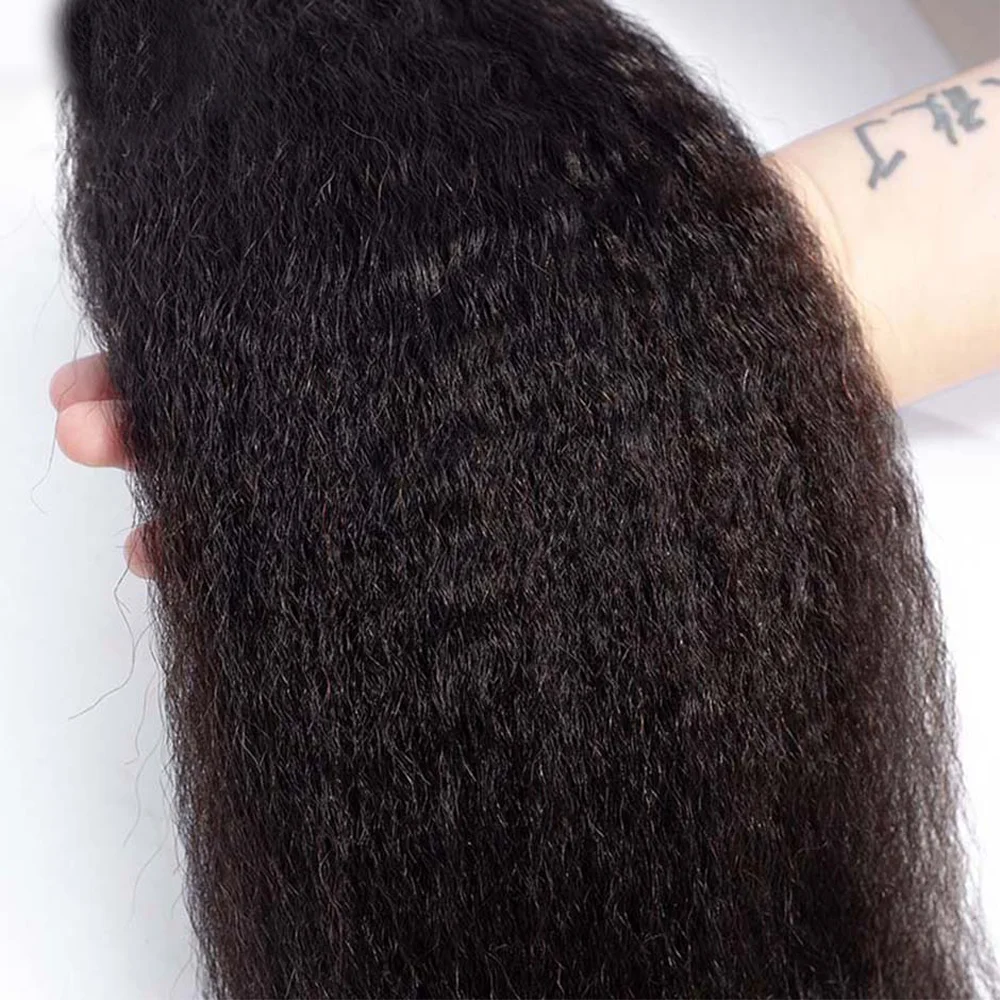 HD Прозрачная Кружевная передняя часть с прямыми стразами искусственная связка s