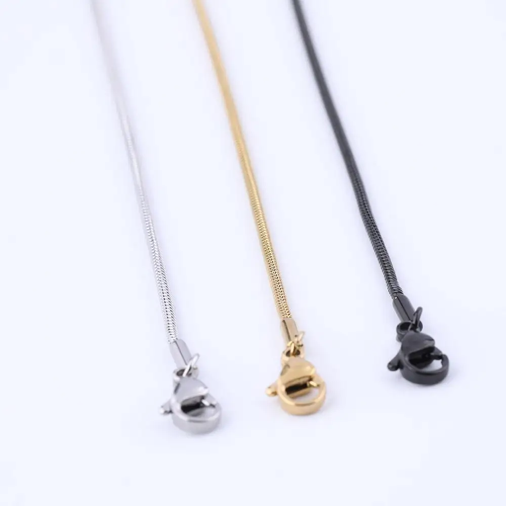 Змеиная цепочка из нержавеющей стали толщиной 1 5 мм шт. 56 см | Украшения и