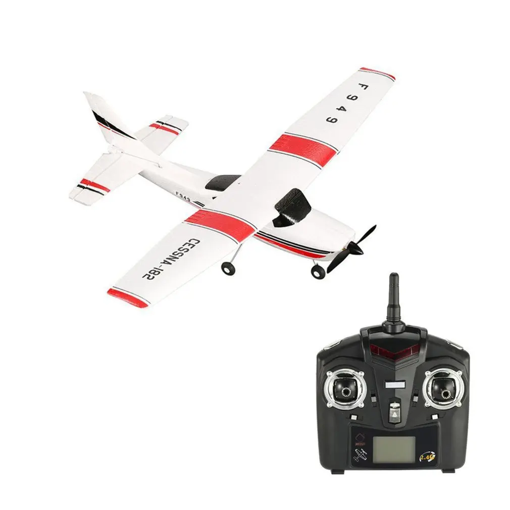 AYtesco toys F949 2 4G 3Ch RC самолет с неподвижным крылом уличные игрушки Дрон обновленная