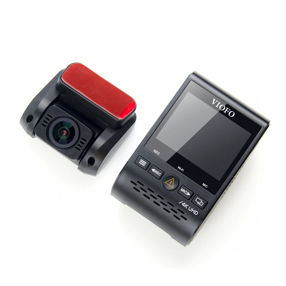 A129 Pro Duo VIOFO 4K Dual Dash Cam Ultra HD 4K для дорожного фронта Новейшая 4k DVR Автомобильная камера с HK3 super nigjt vision