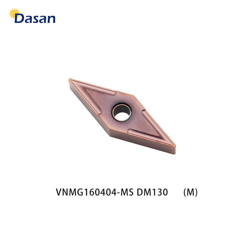 

10pcs VNMG160404 MS VNMG 160408 TM Carbide Inserts CNC Lathe Turning Knife Blade Cutter Plate Tool for Metal
