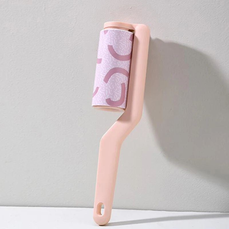 Портативный Костюмы удаления пыли липкий ролик Бумага слеза Core щетка