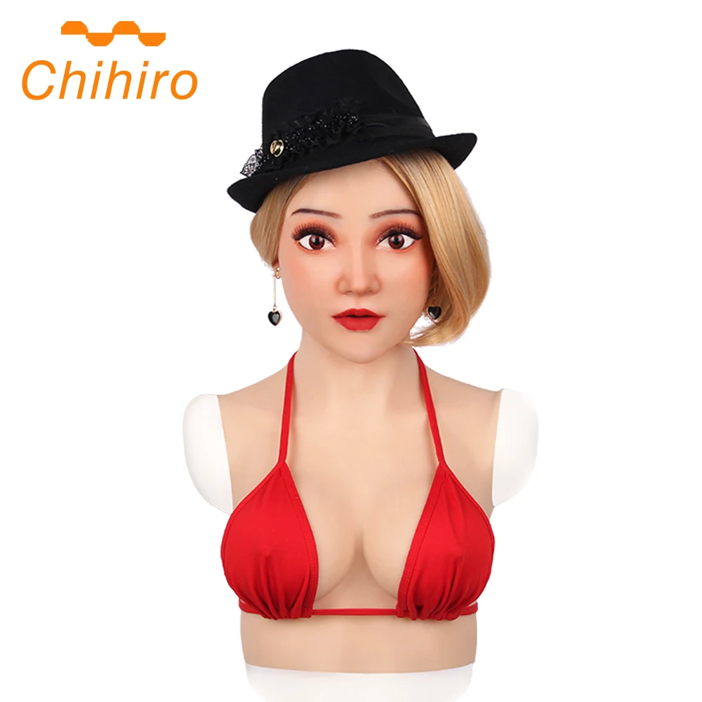 Реалистичная силиконовая маска Elsa для головы с формами груди Женская