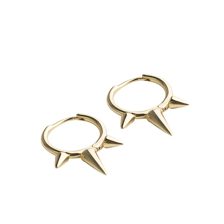 Серьги из стерлингового серебра 925 пробы креативный дизайн коническое кольцо для