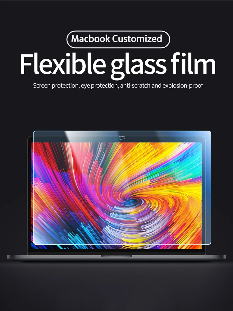 Защитная пленка для экрана PIRISI 2020 MacBook Bar 13 HD гибкая стеклянная Air Pro Retina 12 15 16 A2179 A2289
