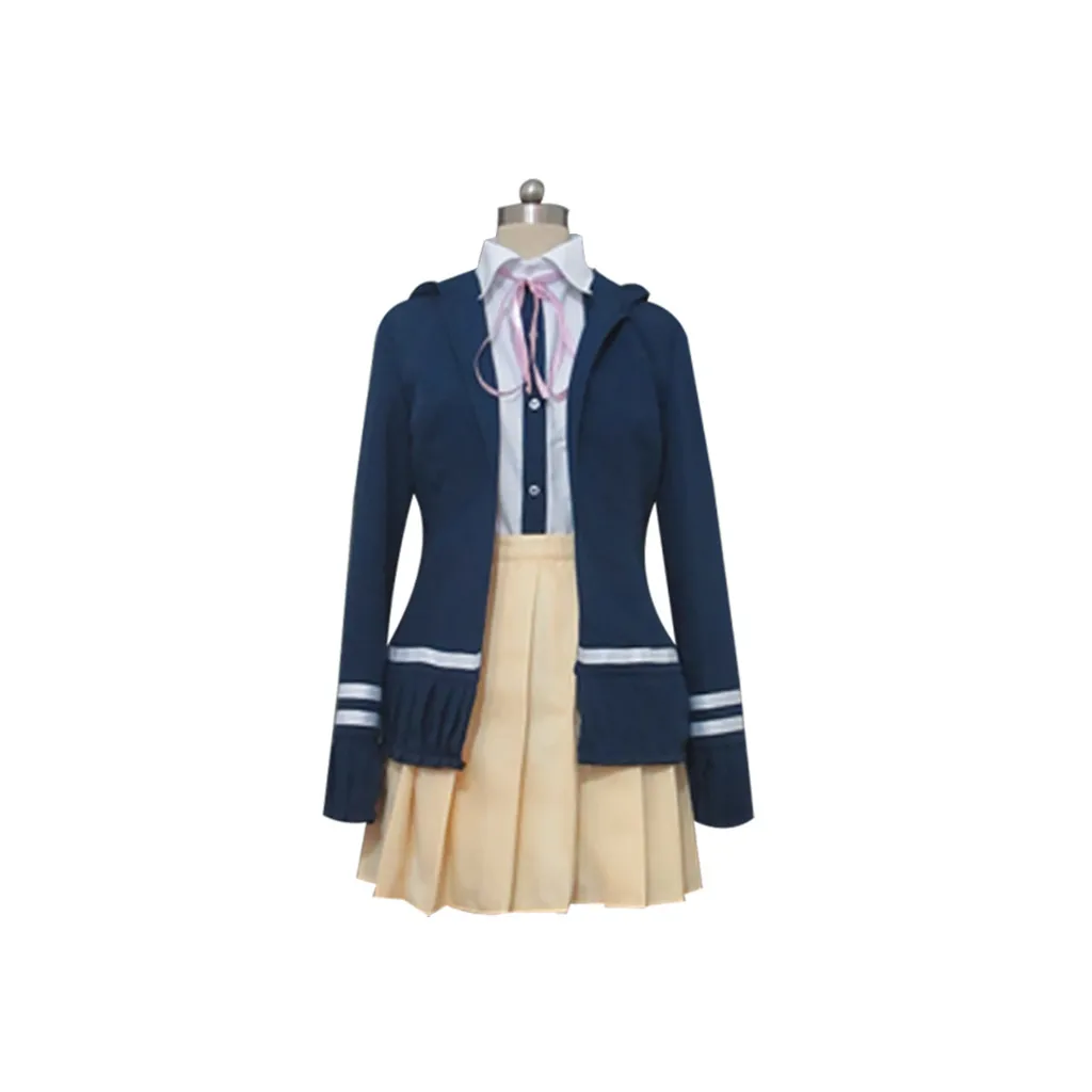 

Cosplaydiy DanganRonpa 2 Dangan Ronpa Cosplay Chiaki Nanami Costume Girls skirt Halloween School Uniform Custom made