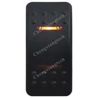 12 В 20 А 24 в 10 А 5-контактный выключатель SPST (On) для автомобильной лодки, мгновенный переключатель, Оранжевый Светодиодный Тумблер для фургона, автобуса, домов на колесах, водонепроницаемый переключатель