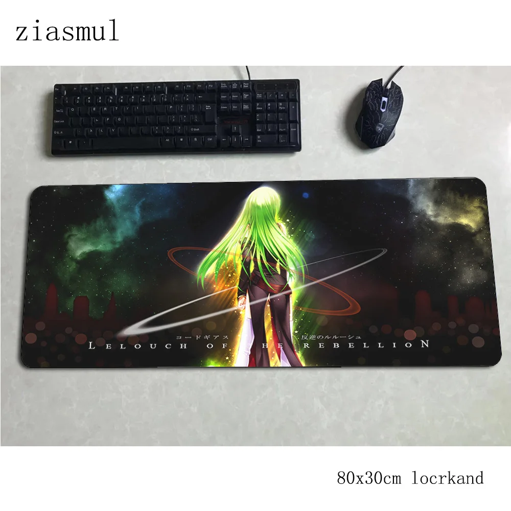 Code Geass padmouse 80x30 см игровой коврик для мыши игры популярные очаровательные геймер