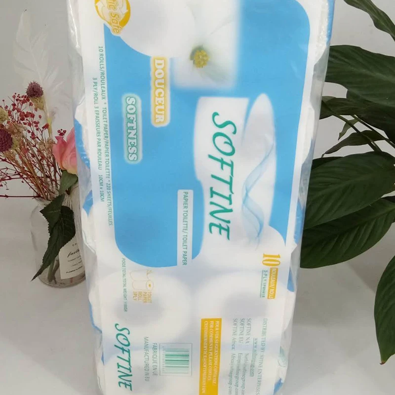 

1pcs Toilet Tissue 3 Layer Big Native Pulp Paper Home Bath Toilet Roll Paper Soft Toilet Paper Skin-friendly Paper Towel 10x10CM