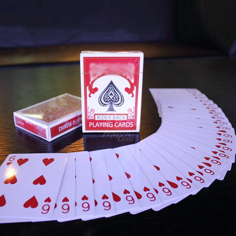 Волшебные карты Svengali колода Atom игральные Трюки крупным планом уличный