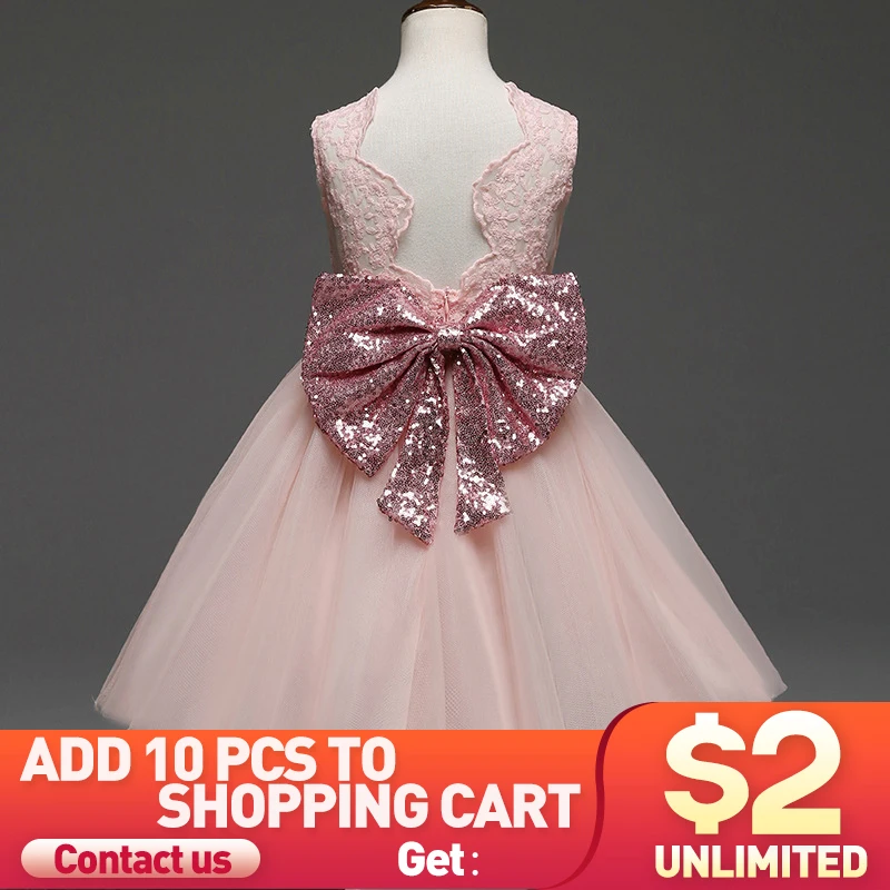 Платье принцессы для девочек Новинка 2020 года модное Стильное детское Сетчатое