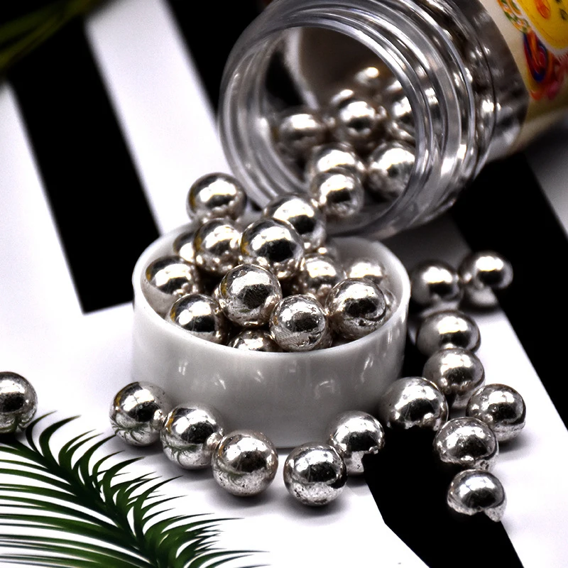 Meibum свадебные украшения из серебра съедобные жемчужины сахарные посыпки