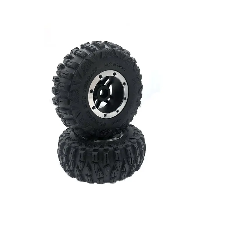 

for 1/10 RC Crawler Traxxas TRX4 Benz G500 TRX6 Axial SCX10 Wraith 4PCS Metal 2.2 Inch Wheel Rim Tires Set