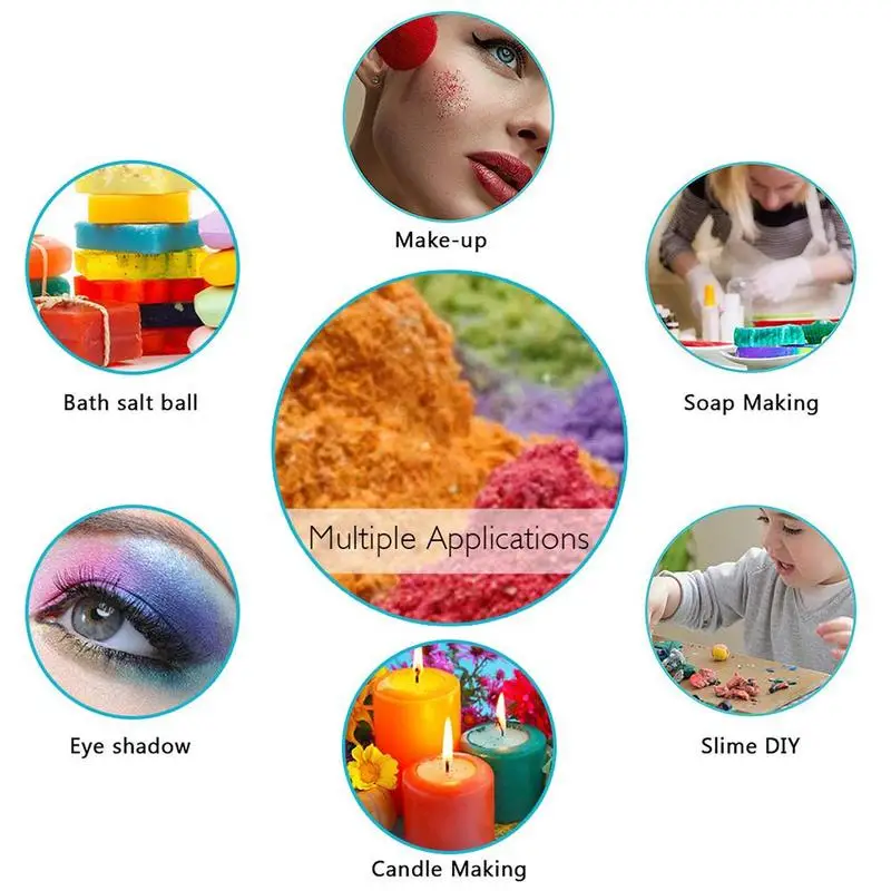

24 Colors / 30 Colors Slime Pearlescent Pigment Powder Toys Kids Pigment Powder Dye Decoration For DIY Accessories Slime Fi D7P5