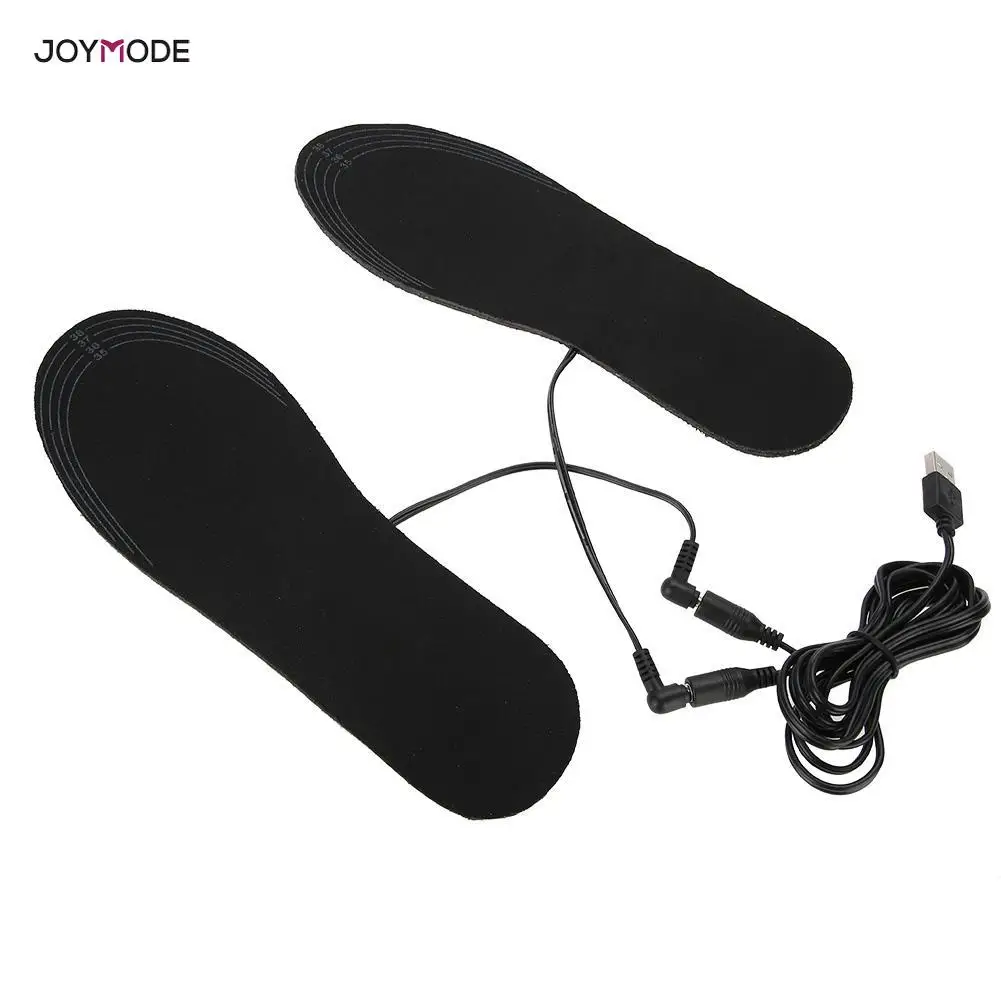 Joymode1 пара Подогреваемые через USB стельки для обуви подогревающие ног коврик