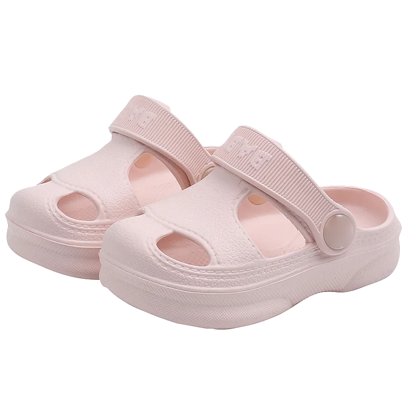 Летние Детские Кроксы для мальчиков 2020 легкие Нескользящие садовые туфли