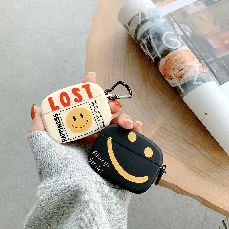 

Мультяшный чехол для AirPods Pro, чехол для наушников Apple Bluetooth, необычный Овальный защитный чехол поколения для airpod, чехол для AirPods