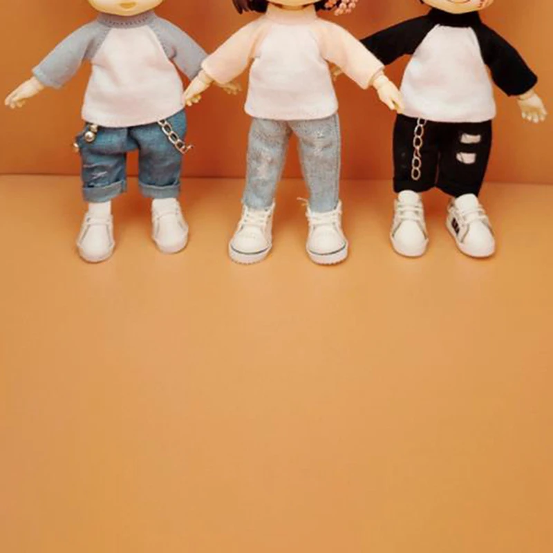 

1/12 Bjd Doll Accessories Long Sleeve Inside Furnishings Doll Clothes Dressing Toys Girls Gifts