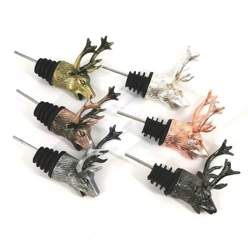 Новый стиль 6 цветов дикий олень Наполнитель из металлического сплава цинковый