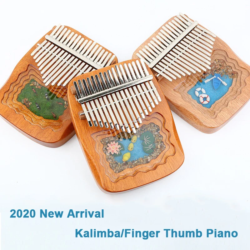 

Новое поступление Kalimba 17 клавишный палец фортепиано ручной работы Музыкальные инструменты Mbira ребенок раннего образования Calimba