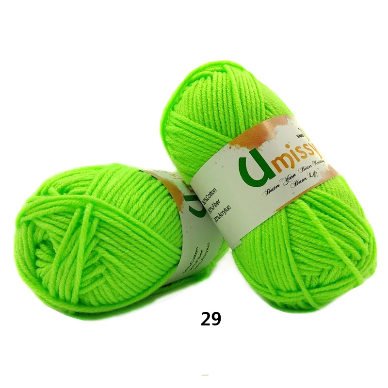 1pc 29 1 шт. пряжа для ручного вязания Хлопок Вязание Пряжа для Вязания Пряжи для Вязания Антистатические Мягкие Дешевые Пряжи Заводская Цена для Продажи 25 г - Цвет: 1pc 29