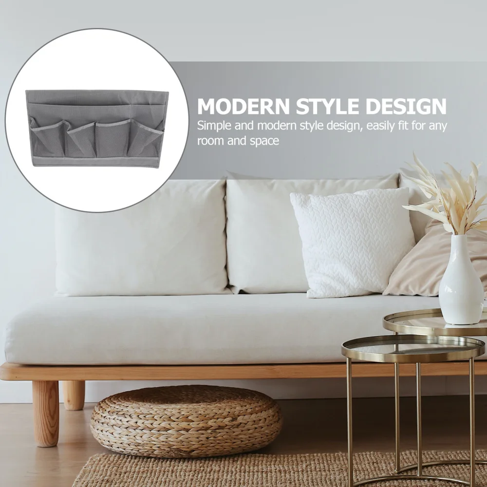 

1 Pc Practical Sofa Armrest Storage Pouch Hanging Bag Remote-controller Holder