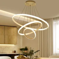 modern led chandeliers for living dining room bedroom 234round ring indoor hanging light pendant lamp circle lighting fixture