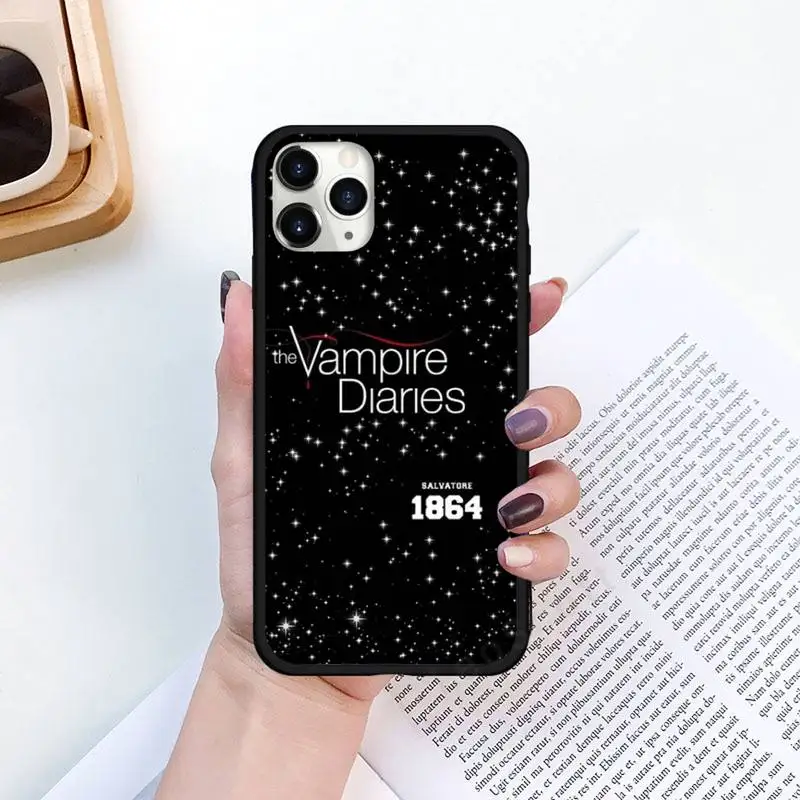 

Vampire Diaries tv show Phone Case for iPhone 11 12 pro XS MAX 8 7 6 6S Plus X 5S SE 2020 XR Luxury brand shell funda coque