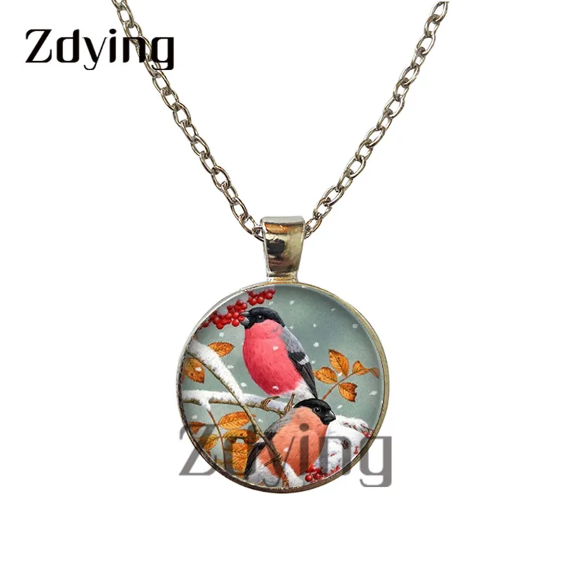Zdying Новое поступление подвеска в виде птиц стеклянный кабошон с фото