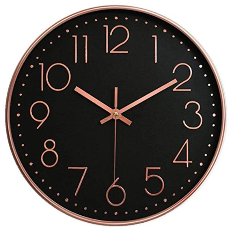 12 дюймовые креативные простые современные настенные часы в скандинавском стиле