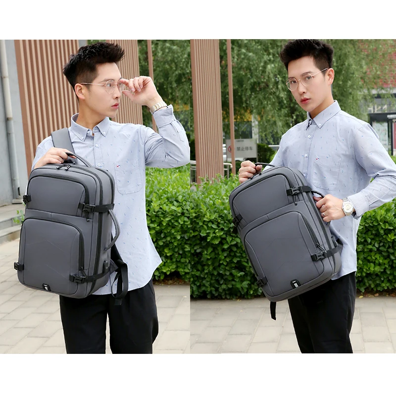 

Men's Backpack Weekend Travel Bag For Men Waterproof 15.6 Inch Laptop Backpack Anti-Theft Business Custom Bag