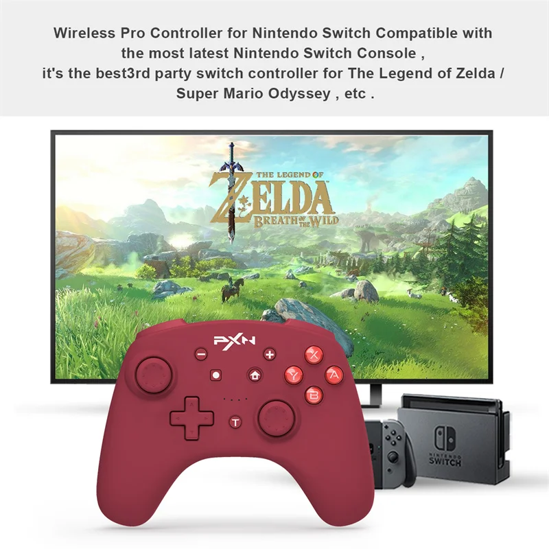 Оригинальный Женский контроллер Nintendo Bluetooth-совместим с Lite/PC USB-кабелем для