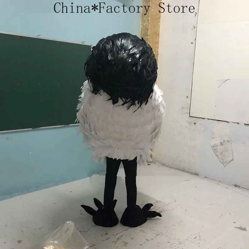 

2M Inflatable Bird Crane Mascot Costume Suits Cosplay Party Game Outfits Clothing Advertising Promotion Carnival Adults