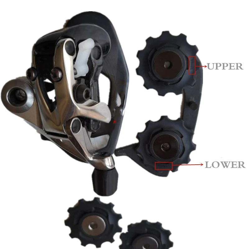 

Mtb Bicycle Pulley Wheel Plastic 11T 11/10 Speed Bike Jockey Rear Derailleur Repair Kit for Sram FORCE RIVAL Apex Red11S