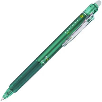 3 шт./лот пилот LFBK-23EF(F) 0,5/0,7 мм Выдвижной FRITION стираемый фриксион мяч стук кликер 3 цвета офисные и школьные принадлежности - Цвет: 0.5mm green