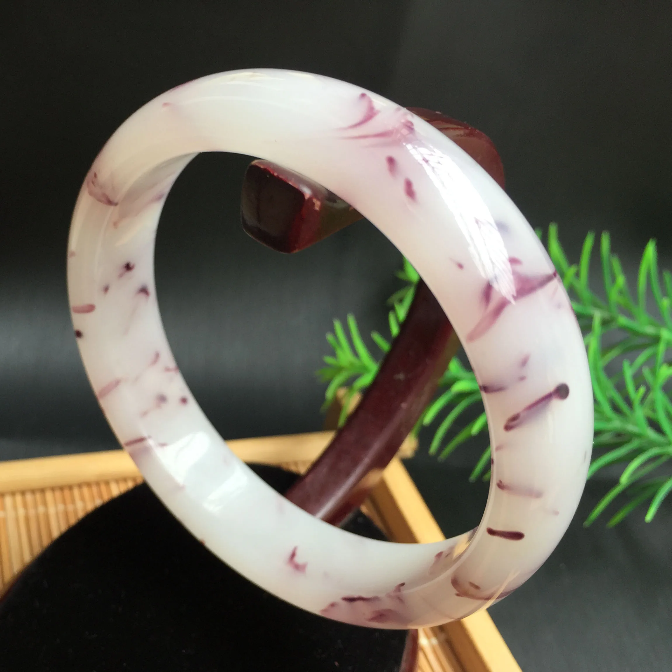 Натуральный нефритовый браслет ручной работы плавающий цветок женский