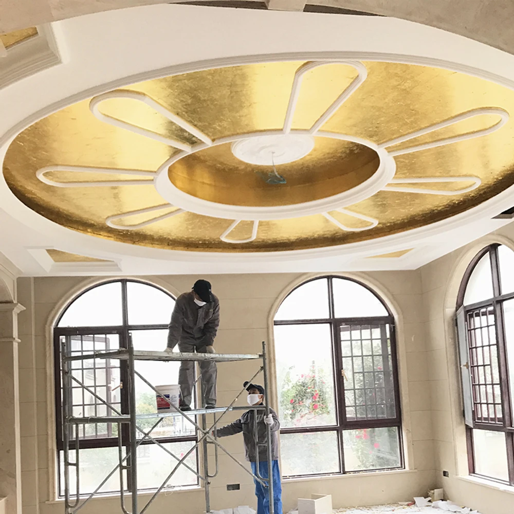 Медная фольга имитация золотого листа Блестки для рукоделия бумага украшения