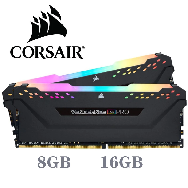 CORSAIR ddr4 pc4 ram 8GB 3000MHz RGB PRO DIMM Desktop Memory Support motherboard 8GB memoria ram ddr4 3200mhz 3600mhz 16gb ram