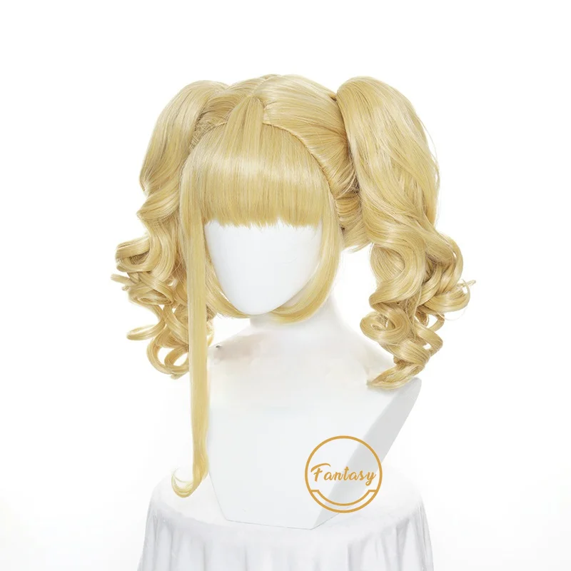 Элизабет Этель Корделия Мидфорд Парик синтетических волос Anime Black Butler Cosplay термостойкий на Хэллоуин+ Бесплатная шапочка.