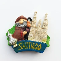 qiqipp chile capital of santiago landmarks tourist souvenir magnets refrigerator magnets