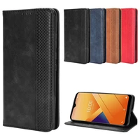 suitable for wiko y81 anti drop magnetic card mobile phone case clamshell leather retro luxury wallet case