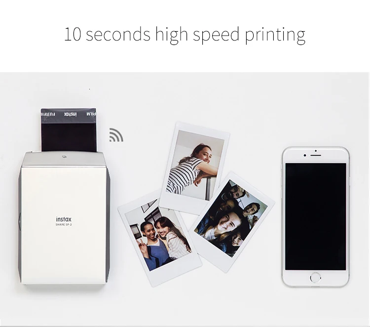 Fujifilm Instax Share принтер для смартфонов SP-2 DIY Фото принтеры два цвета серебро и золото подлинный в продаже