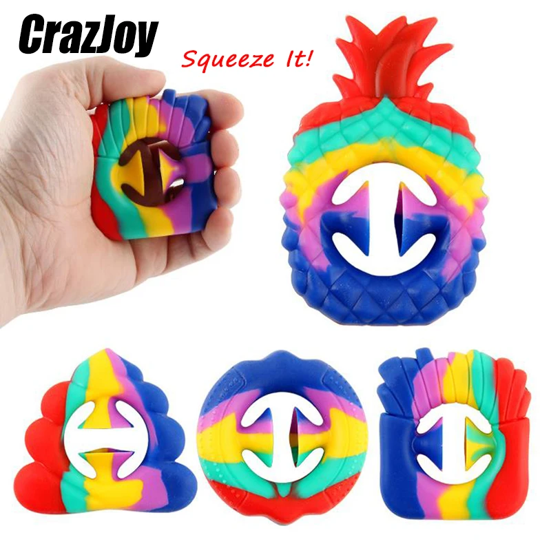 Snapperz-juguete antiestr&eacute;s para ni&ntilde;os, juguete antiestr&eacute;s, bola Simple para apretar, con hoyuelos-0