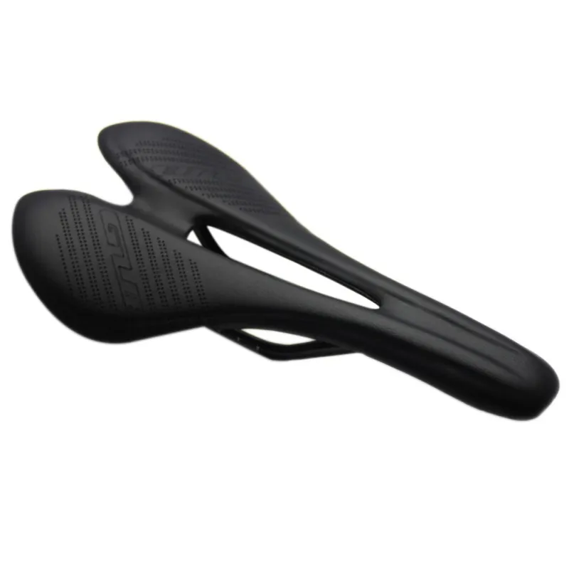 Черный GUB 1158 Carbon Fiber Ultra Light Leather Cushion Road Bike Carbon Fiber Tube Pad Riding Bicycle Seat\' - Цвет: Черный