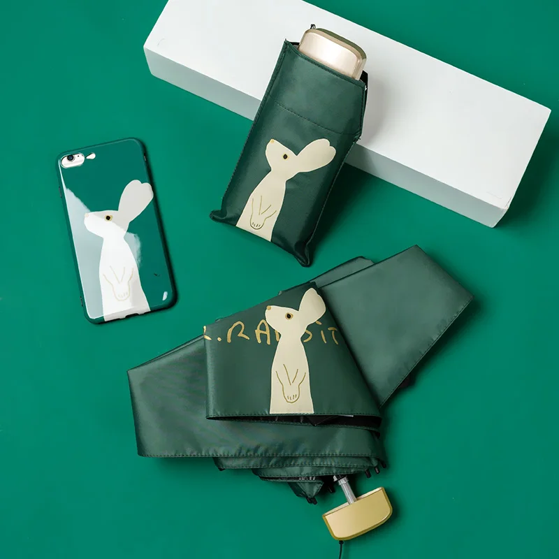 С милым животным узором сильные ветра складной автоматический зонтик Зонт с