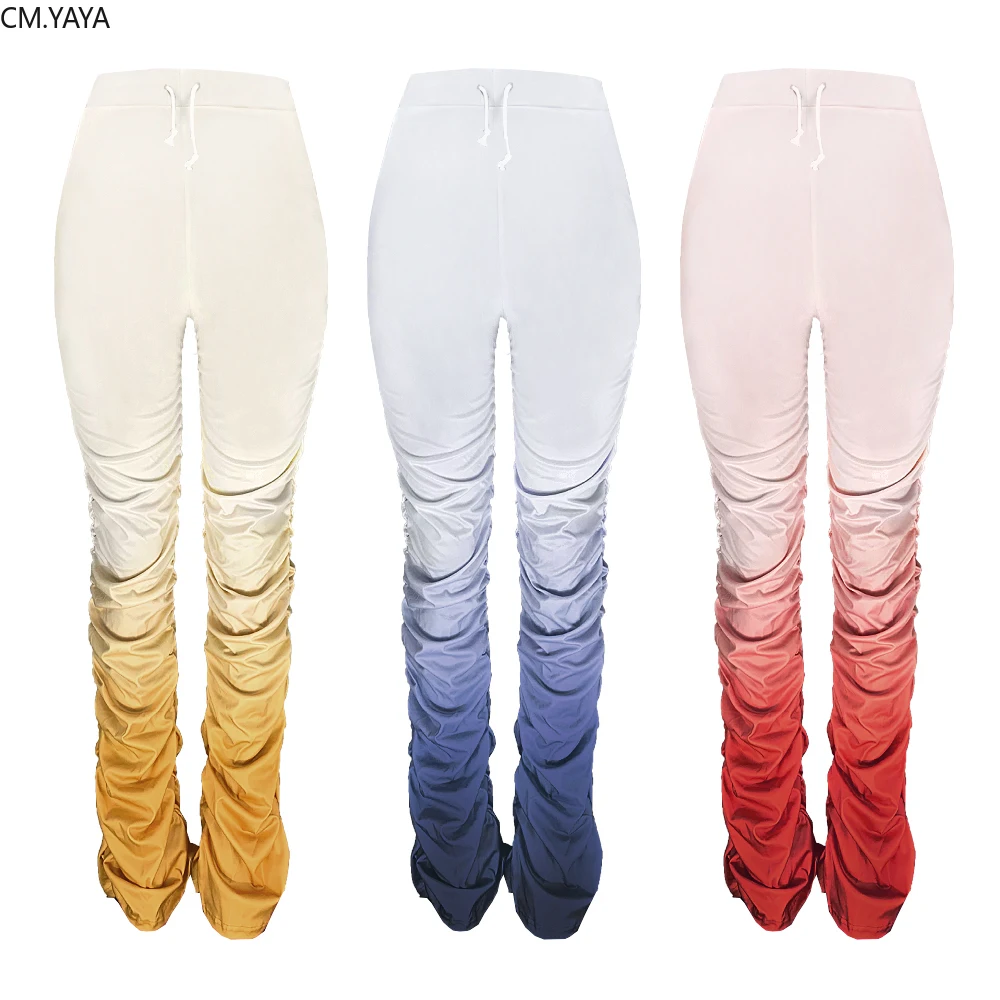 Женские эластичные леггинсы с драпировкой высокой талией | Женская одежда