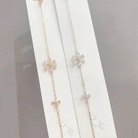 wholesale zircon petal bracelet ins style special interest design bohemia student korean simple hand jewelry
