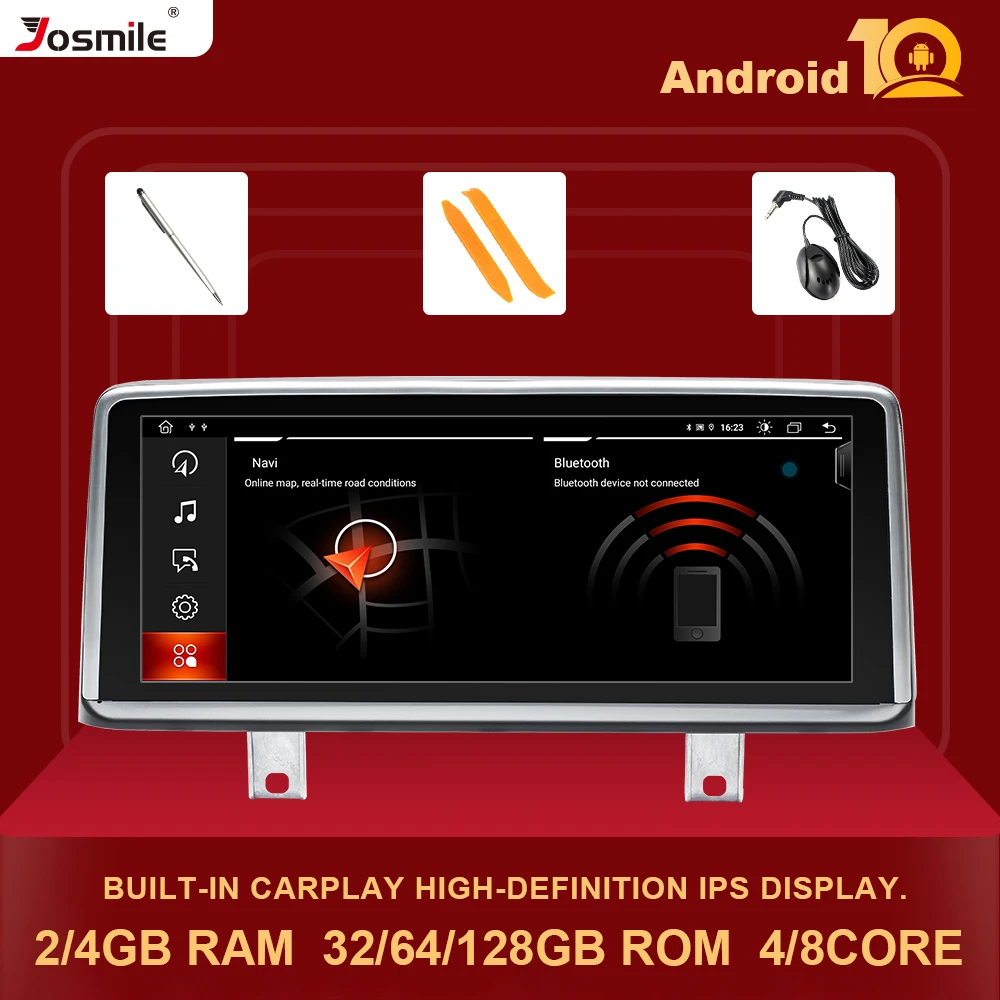 

IPS Android 10.0 Car multimedia Player For BMW F30 F20 F31 F22 F21 F32 F33 F36 Original NBT System Autoradio GPS Navigation 4GB