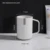 Bar Cup with handle  white and green